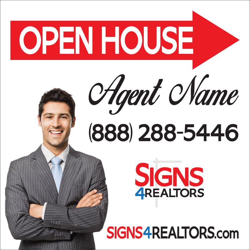 24x24 Open House Sign - Jumbo Size